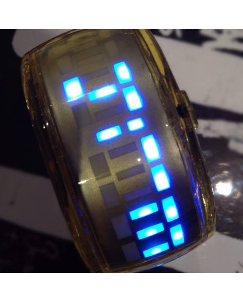 Transparent Blue LED shows