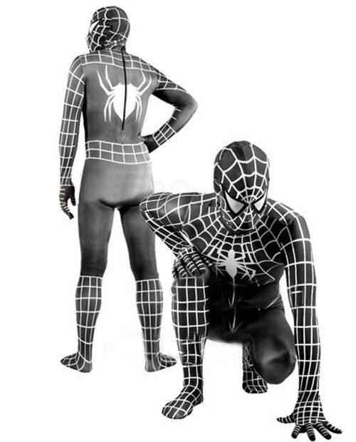 Costume Spiderman Noir Adulte Enfant