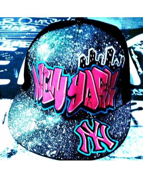 Casquette NY Rose personnalisable