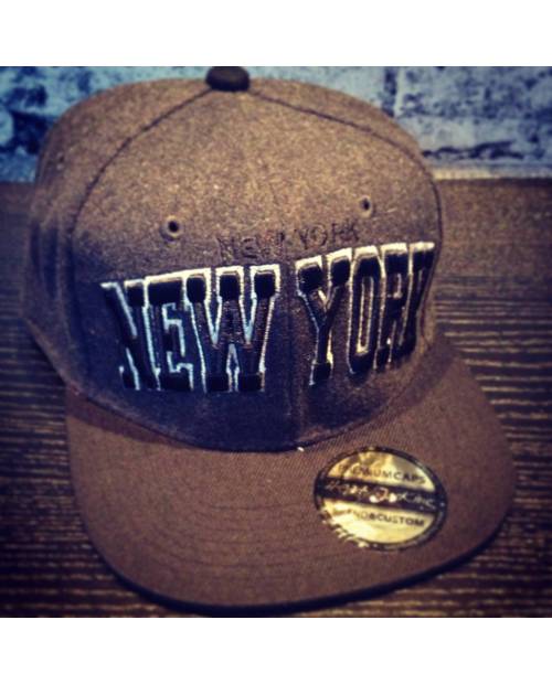 Casquette New York Grise