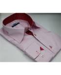 Men's Shirt Black and Pink Evening
