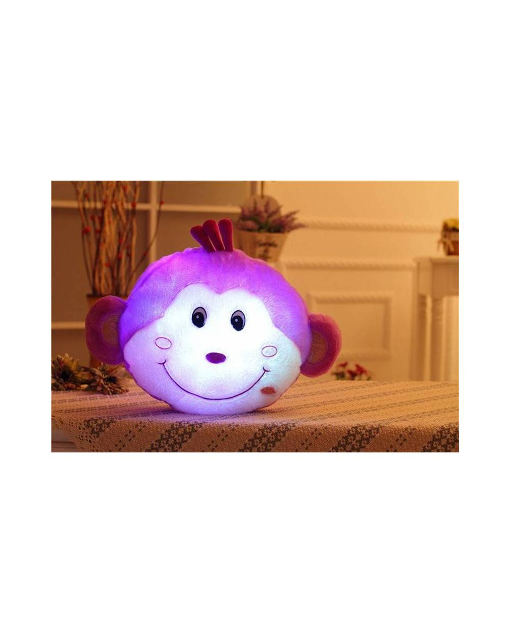 Oreiller lumineux LED en forme d'étoile