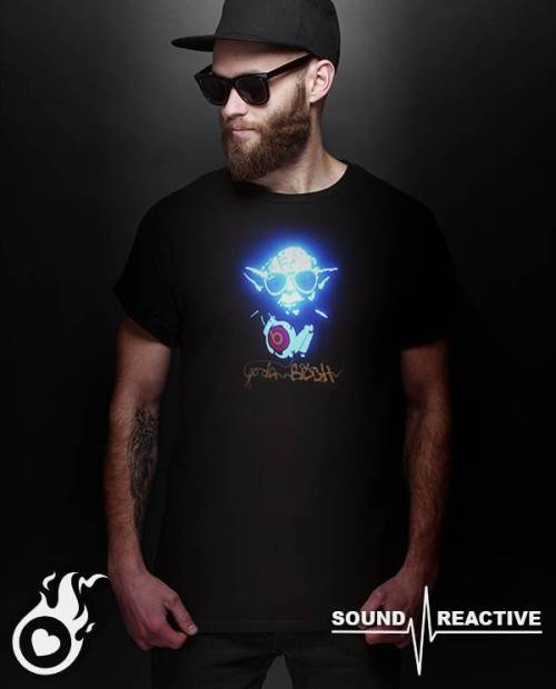 LED Light Up Yoda Tee-Shirt