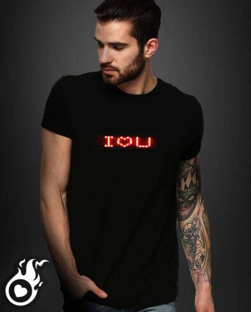 Led Message T-Shirt Red