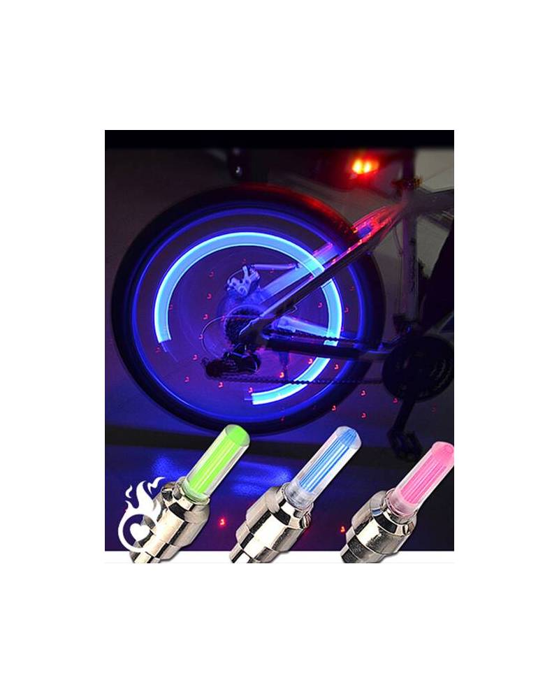 Light Up LED Bicycle Valves
