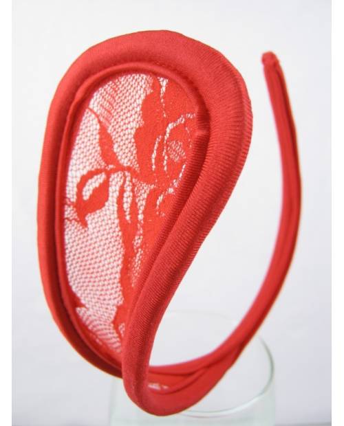 C String Cheap Red Lace