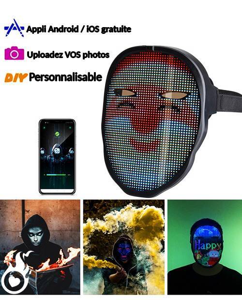 Programmable LED Mask