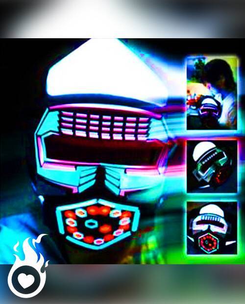 LED Mask: Robot