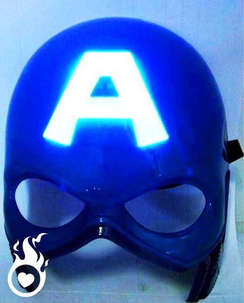 Masque Captain America Lumineux