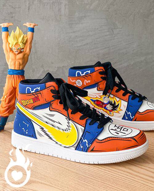 Chaussures Dragon Ball Z Goku Oranges
