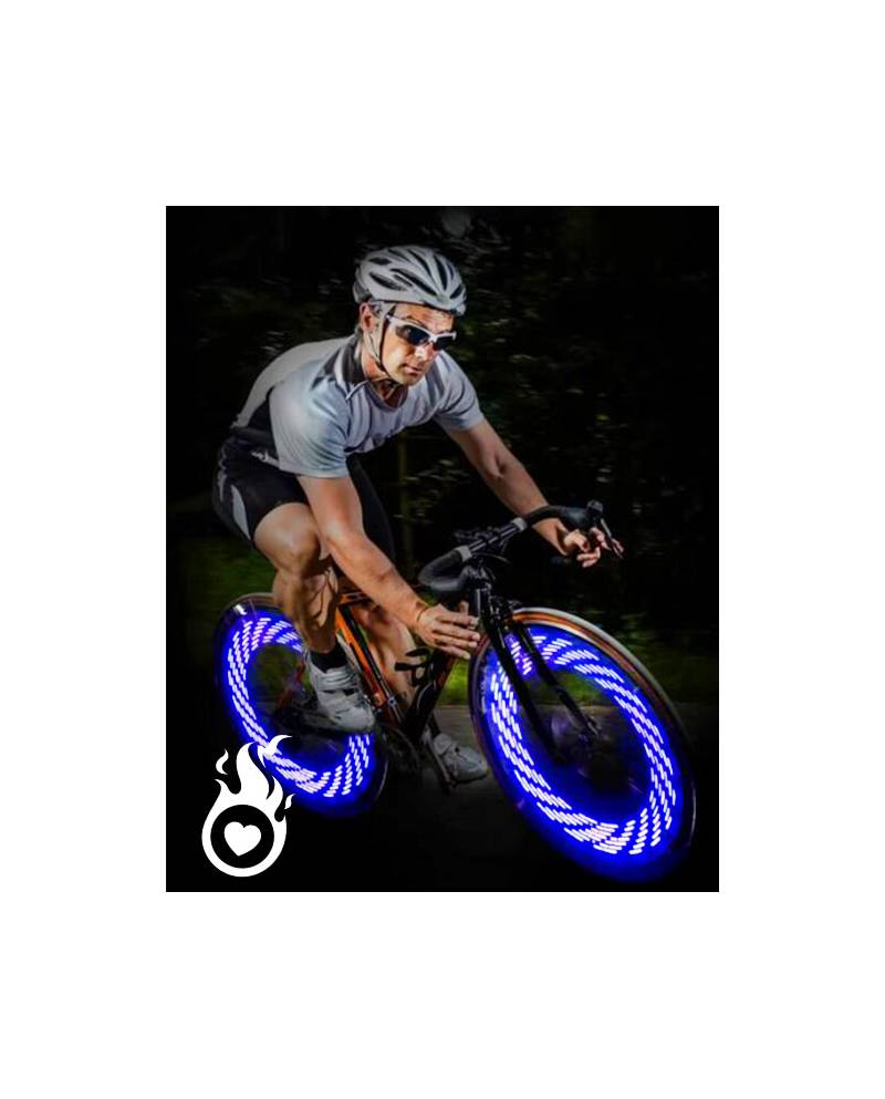 Light-Up LED Wheels: Ideal for Cycling at Night! FREE LED Wheels Deliv